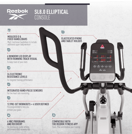 เครื่องเดินวงรี Reebok Fitness SL8.0 Elliptical _2